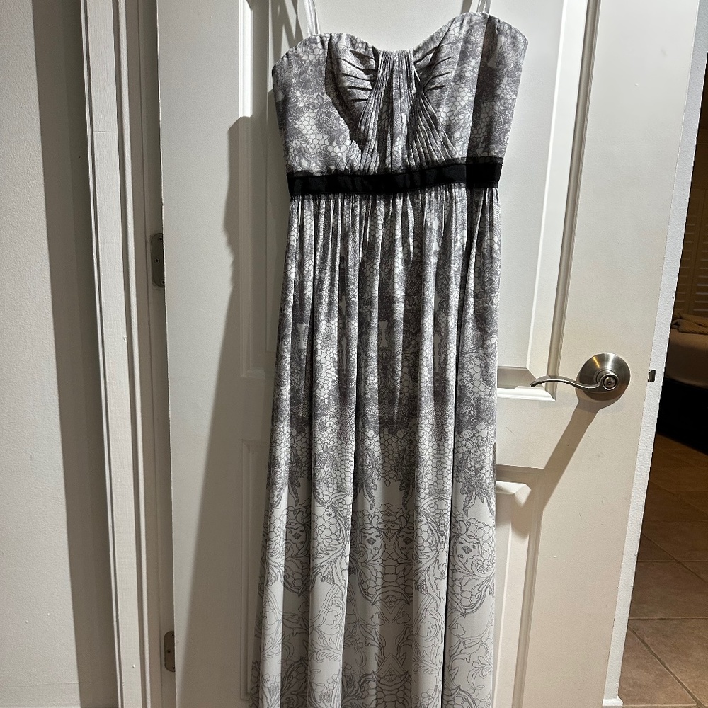 New gray formal dress